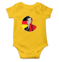Load image into Gallery viewer, Money Heist Berlin Kids Romper For Baby Boy/Girl-0-5 Months(18 Inches)-Yellow-Ektarfa.online

