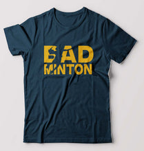Load image into Gallery viewer, Badminton T-Shirt for Men-S(38 Inches)-Petrol Blue-Ektarfa.online
