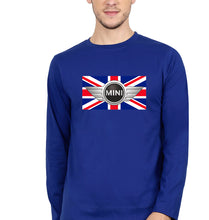 Load image into Gallery viewer, Mini Cooper Full Sleeves T-Shirt for Men-Royal Blue-Ektarfa.online
