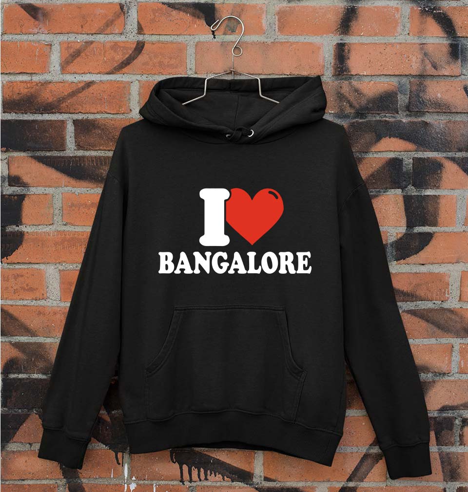 I Love BANGALORE Unisex Hoodie for Men/Women-Black-Ektarfa.online