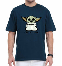 Load image into Gallery viewer, Yoda Star Wars Oversized T-Shirt for Men-Petrol Blue-Ektarfa.online
