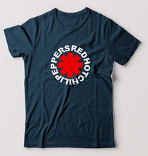 Load image into Gallery viewer, Red Hot Chili Peppers T-Shirt for Men-S(38 Inches)-Petrol Blue-Ektarfa.online
