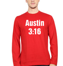 Load image into Gallery viewer, Stone Cold Steve Austin (WWE) Full Sleeves T-Shirt for Men-Red-Ektarfa.online
