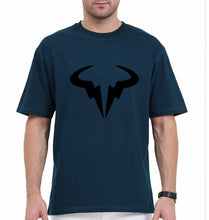 Load image into Gallery viewer, Rafael Nadal (RAFA) Oversized T-Shirt for Men-Petrol Blue-Ektarfa.online
