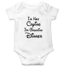 Load image into Gallery viewer, I M Not Crying Kids Romper For Baby Boy/Girl-0-5 Months(18 Inches)-White-Ektarfa.online
