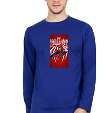 Load image into Gallery viewer, Spider Man Superhero Full Sleeves T-Shirt for Men-Royal Blue-Ektarfa.online
