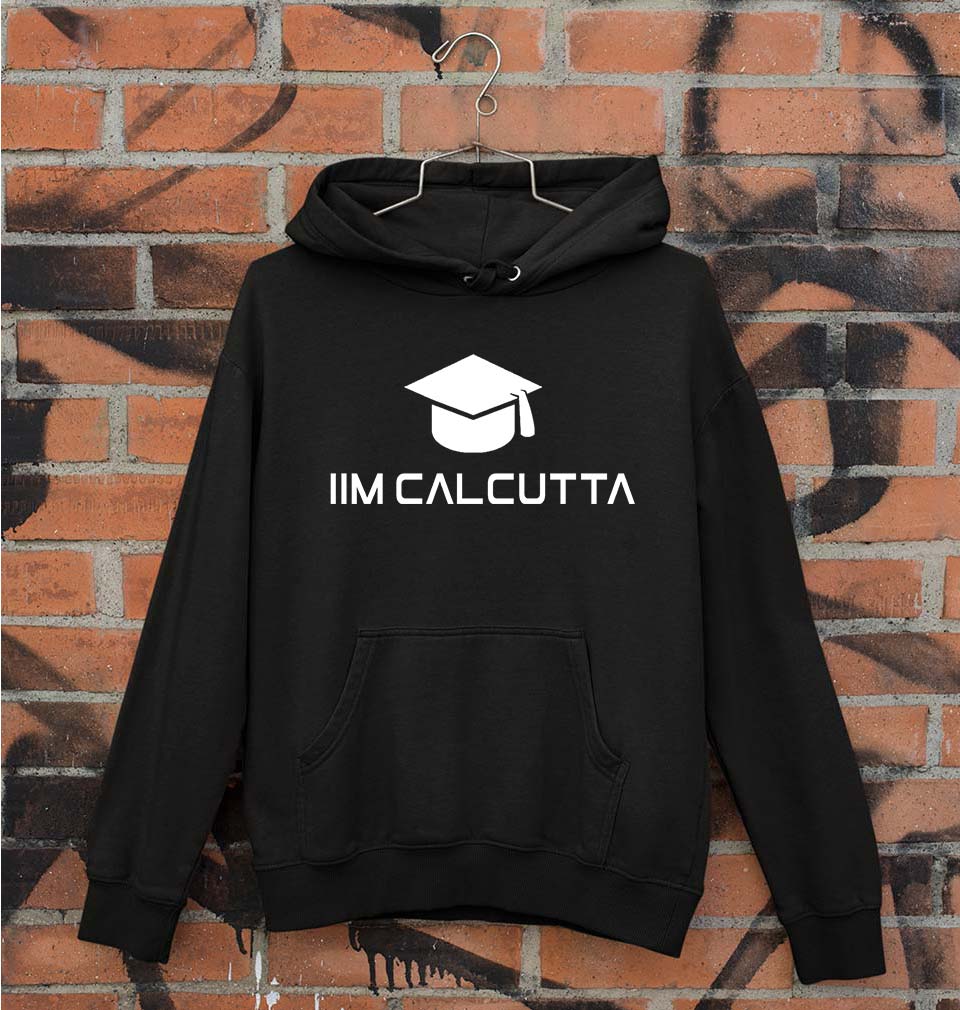 IIM C Calcutta Unisex Hoodie for Men/Women-S(40 Inches)-Black-Ektarfa.online