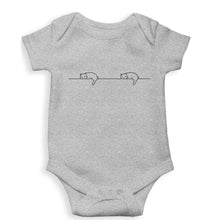 Load image into Gallery viewer, Cat Kids Romper For Baby Boy/Girl-0-5 Months(18 Inches)-Grey-Ektarfa.online
