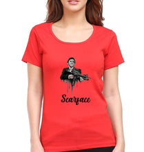 Load image into Gallery viewer, Scarface T-Shirt for Women-XS(32 Inches)-Red-Ektarfa.online
