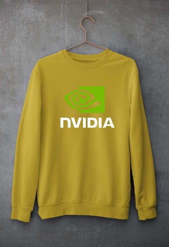 Nvidia Unisex Sweatshirt for Men/Women-Mustard Yellow-Ektarfa.online