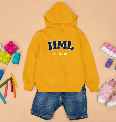 IIM Lucknow Kids Hoodie for Boy/Girl-1-2 Years(24 Inches)-Mustard Yellow-Ektarfa.online