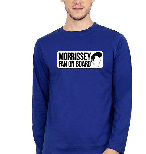 Morrissey Full Sleeves T-Shirt for Men-Royal Blue-Ektarfa.online
