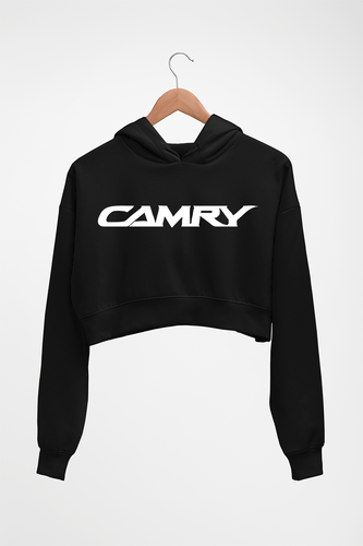 Camry Crop HOODIE FOR WOMEN-Black-Ektarfa.online