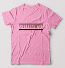 Load image into Gallery viewer, Entrepreneur T-Shirt for Men-Light Baby Pink-Ektarfa.online
