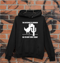 Load image into Gallery viewer, Internet Unisex Hoodie for Men/Women-Black-Ektarfa.online
