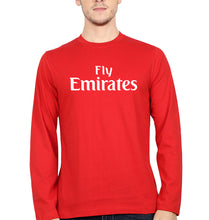 Load image into Gallery viewer, Fly Emiates Full Sleeves T-Shirt for Men-Red-Ektarfa.online
