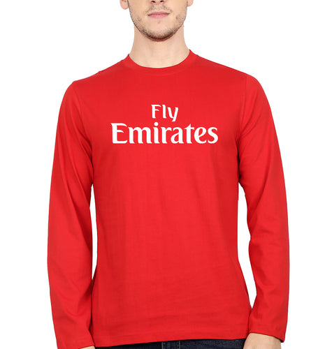 Fly Emiates Full Sleeves T-Shirt for Men-Red-Ektarfa.online