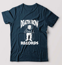 Load image into Gallery viewer, Death Row Records T-Shirt for Men-S(38 Inches)-Petrol Blue-Ektarfa.online
