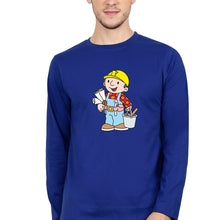 Load image into Gallery viewer, Bob the Builder Full Sleeves T-Shirt for Men-Royal Blue-Ektarfa.online
