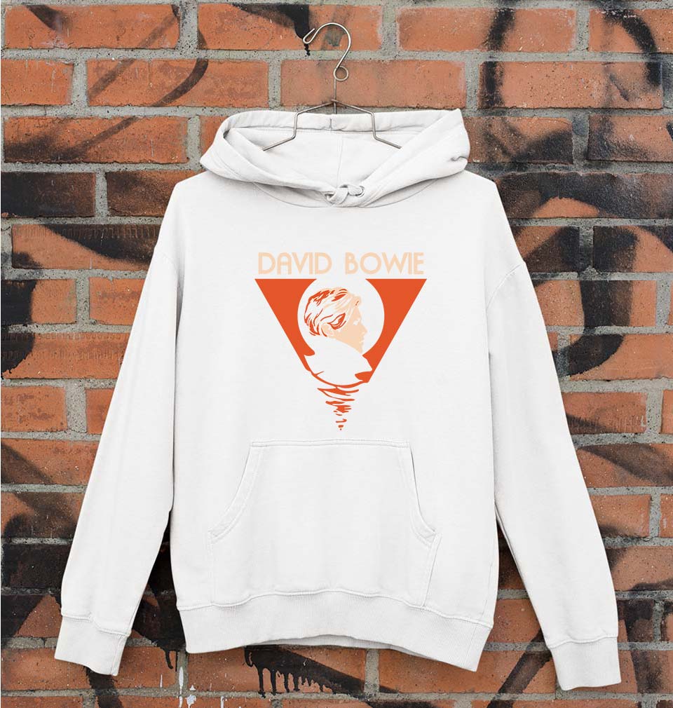 David Bowie Unisex Hoodie for Men/Women-White-Ektarfa.online