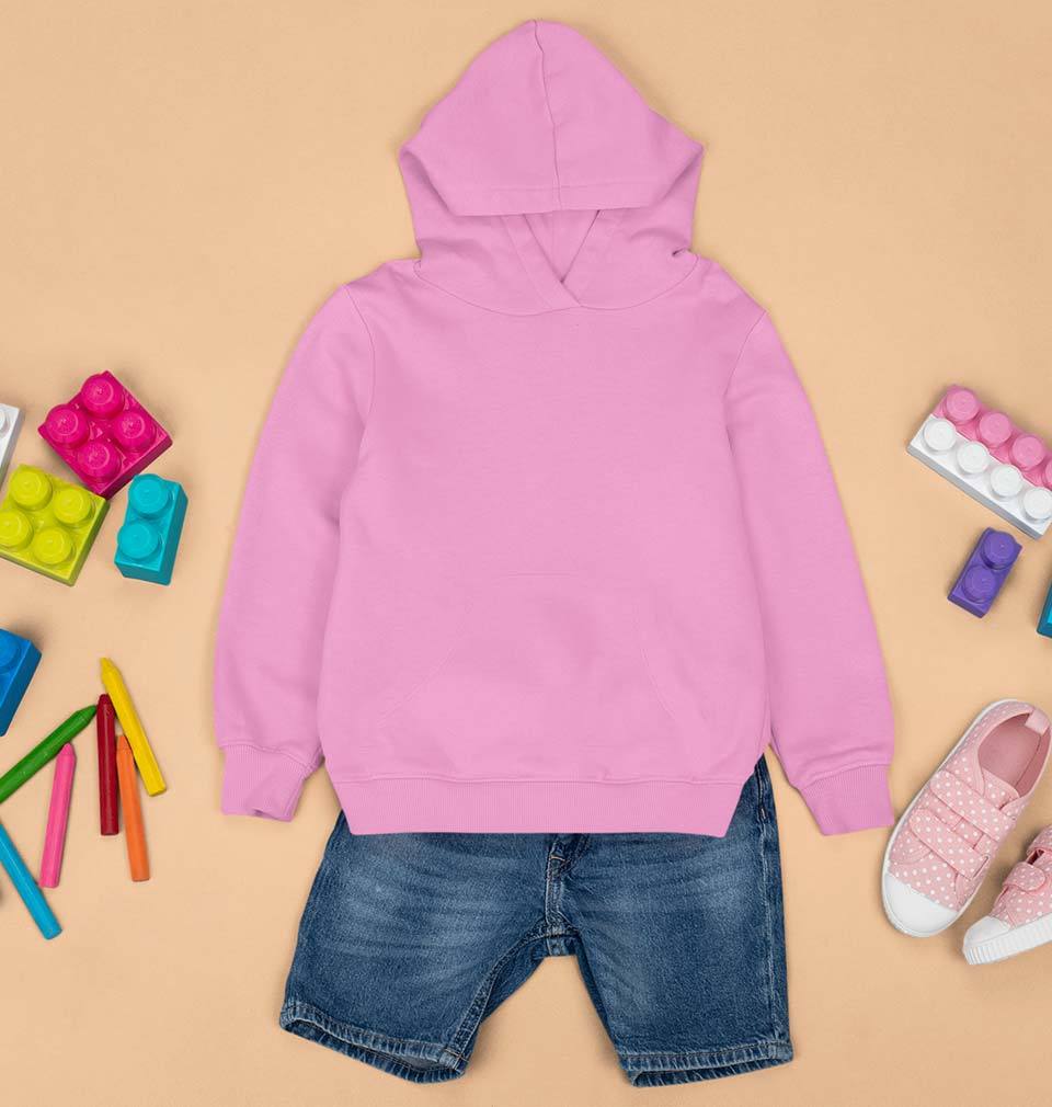 Kids Plain Baby Pink Hoodie For Boy/Girl-ektarfa.com