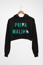 Load image into Gallery viewer, Priya Malik Crop HOODIE FOR WOMEN-Black-Ektarfa.online
