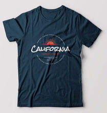 Load image into Gallery viewer, California T-Shirt for Men-S(38 Inches)-Petrol Blue-Ektarfa.online
