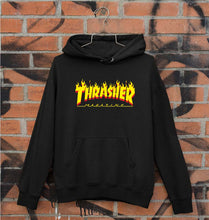 Load image into Gallery viewer, Thrasher Magzine Unisex Hoodie for Men/Women-Black-Ektarfa.online
