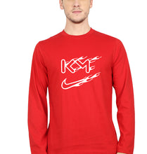 Load image into Gallery viewer, Kylian Mbappé Full Sleeves T-Shirt for Men-Red-Ektarfa.online
