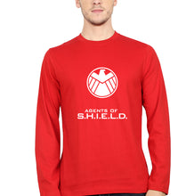 Load image into Gallery viewer, Agents of S.H.I.E.L.D Full Sleeves T-Shirt for Men-Red-Ektarfa.online
