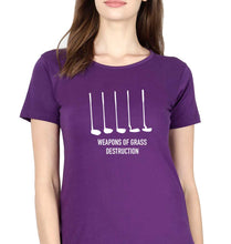 Load image into Gallery viewer, Golf T-Shirt for Women-Purple-Ektarfa.online
