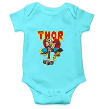 Load image into Gallery viewer, The Mighty Thor Kids Romper For Baby Boy/Girl-0-5 Months(18 Inches)-Sky Blue-Ektarfa.online
