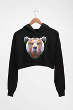 Load image into Gallery viewer, Bear Crop HOODIE FOR WOMEN
