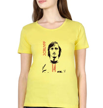 Load image into Gallery viewer, Johan Cruyff T-Shirt for Women-Yellow-Ektarfa.online

