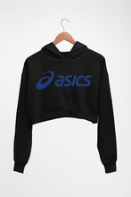 Load image into Gallery viewer, Asics Crop HOODIE FOR WOMEN-Black-Ektarfa.online
