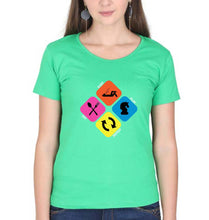 Load image into Gallery viewer, Play Chess T-Shirt for Women-XS(32 Inches)-Flag Green-Ektarfa.online
