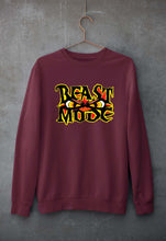 Load image into Gallery viewer, Gym Beast Unisex Sweatshirt for Men/Women-S(40 Inches)-Maroon-Ektarfa.online
