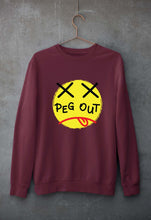Load image into Gallery viewer, Peg Out Unisex Sweatshirt for Men/Women-Maroon-Ektarfa.online
