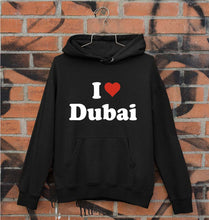 Load image into Gallery viewer, I Love Dubai Unisex Hoodie for Men/Women-Black-Ektarfa.online
