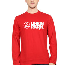 Load image into Gallery viewer, Linkin Park Full Sleeves T-Shirt for Men-S(38 Inches)-Red-Ektarfa.online
