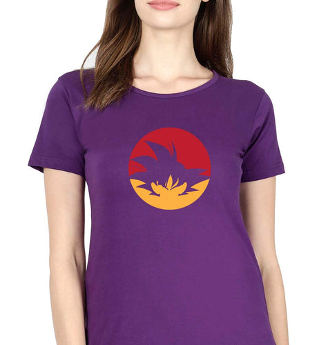 Dragon Ball Z T-Shirt for Women-Purple-Ektarfa.online