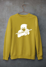 Load image into Gallery viewer, Sasuke Uchiha Unisex Sweatshirt for Men/Women-S(40 Inches)-Mustard Yellow-Ektarfa.online
