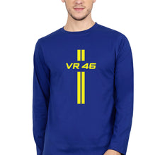 Load image into Gallery viewer, Valentino Rossi(VR 46) Full Sleeves T-Shirt for Men-S(38 Inches)-Royal Blue-Ektarfa.online
