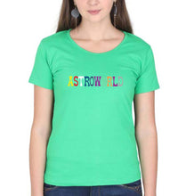 Load image into Gallery viewer, Astroworld Travis Scott T-Shirt for Women-XS(32 Inches)-flag green-Ektarfa.online
