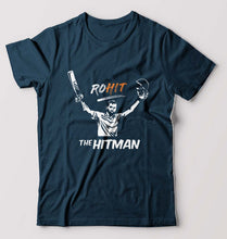 Load image into Gallery viewer, Rohit Sharma T-Shirt for Men-Petrol Blue-Ektarfa.online
