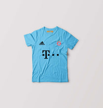 Load image into Gallery viewer, FC Bayern Munich 2021-22 Kids T-Shirt for Boy/Girl-Light Blue-Ektarfa.online
