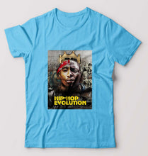 Load image into Gallery viewer, Hip-Hop Evolution T-Shirt for Men-Light Blue-Ektarfa.online
