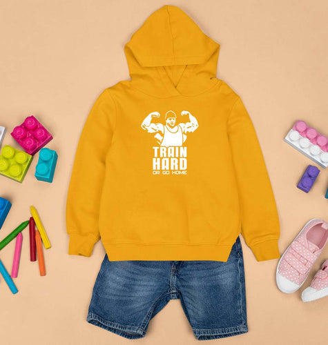 Gym Kids Hoodie for Boy/Girl-Mustard Yellow-Ektarfa.online
