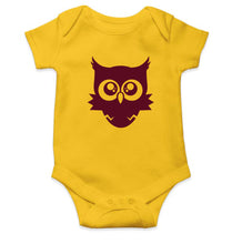 Load image into Gallery viewer, Cute Baby Owl Kids Romper For Baby Boy/Girl-0-5 Months(18 Inches)-Yellow-Ektarfa.online
