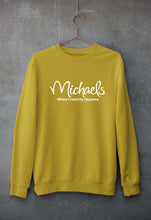 Load image into Gallery viewer, Michaels Unisex Sweatshirt for Men/Women-S(40 Inches)-Mustard Yellow-Ektarfa.online
